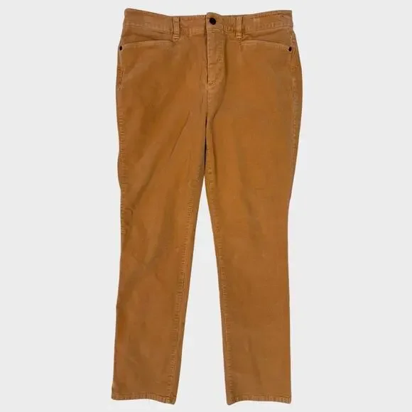 Talbots Women's Camel Brown Corduroy Pants - Picture 1 of 7